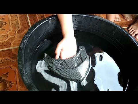 Tutorial Wtp Water Transfer Printing Motif Carbon Part1 Youtube