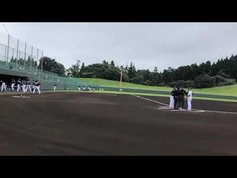 【野球監督へ花束贈呈!!】