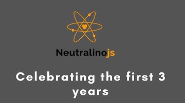 First 3 years of Neutralinojs framework development