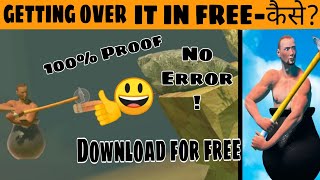 Install Getting Over It For Free Madgun Gaming