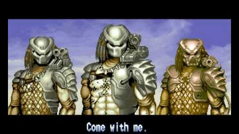 Aliens Vs Predator: intro and full first level+boss fight