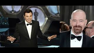 Bryan Cranston Seth McFarlane ozymandias oscars 2013 breaking bad finale abc logo fox tcs family guy