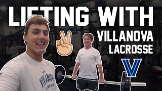 Lifting with Villanova Men’s Lacrosse | D1 Lacrosse