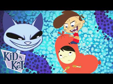 Moonlight Mystery! Beware the Scary Feline Beast! | Kid vs. Kat - WildBrain | Movies for Kids
