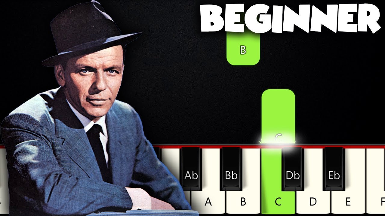 Moon River - Frank Sinatra | BEGINNER PIANO TUTORIAL + SHEET MUSIC by Betacustic