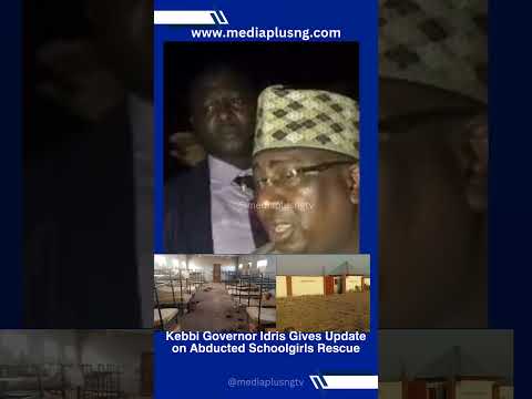 Kebbi Gov Idris Gives Update On Abducted Schoolgirls Rescue Saveourgirls Kebbiupdate Security