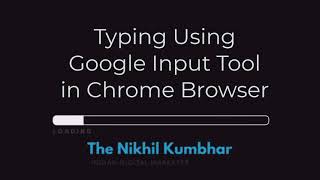 Typing Using Google Input Tool in Chrome Browser | How to type in Marathi in google chrome screenshot 5