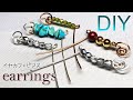 10分で作れる！イヤーカフとピアスを合体させた、簡単ワイヤーピアスの作り方【ワイヤーアクセサリー】How to make wire earring like earcuff|easy tutorial