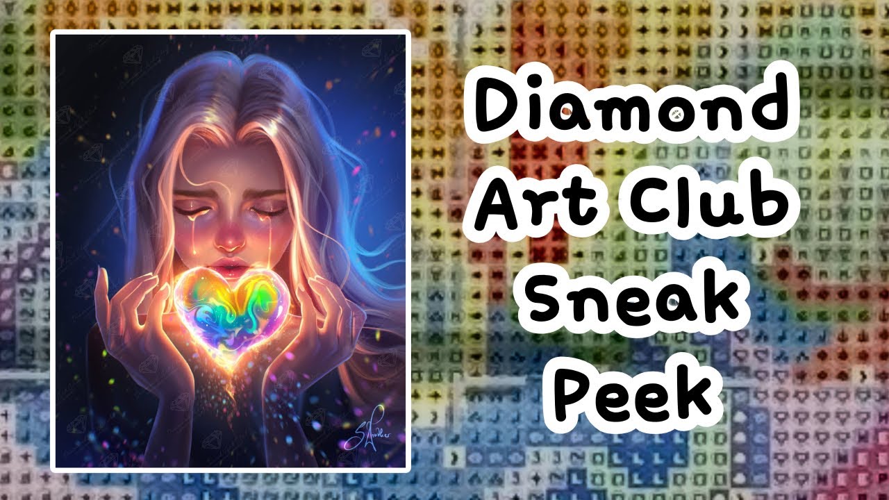 the giver's heart by sandra winther | diamond art club sneak peek!