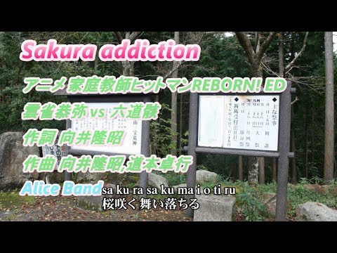 アニメ 家庭教師ヒットマンREBORN! EDから　「Sakura addiction」　をピアノ伴奏、FULLバージョンで歌ってみました