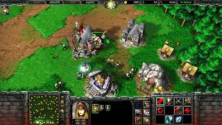 Warcraft III - 1 vs 23 Insane Computers Divide and Conquer 24P Edition | Human