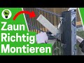 Doppelstabmattenzaun montage  ultimative anleitung wie doppelstabzaun aufstellen  einbetonieren