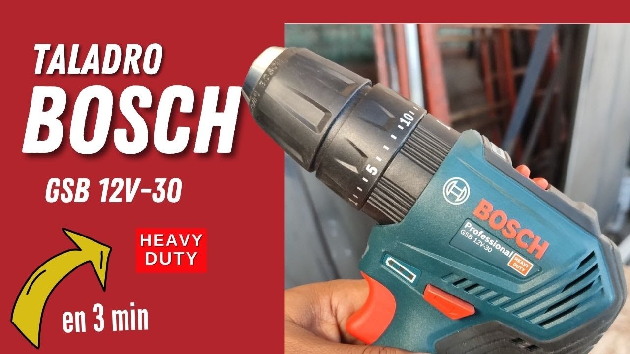 TALADRO BOSCH 12v Heavy Duty Brushless