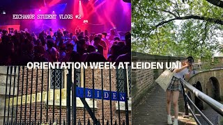 Vlog Orientation Week At Leiden University  Exchange Diaries