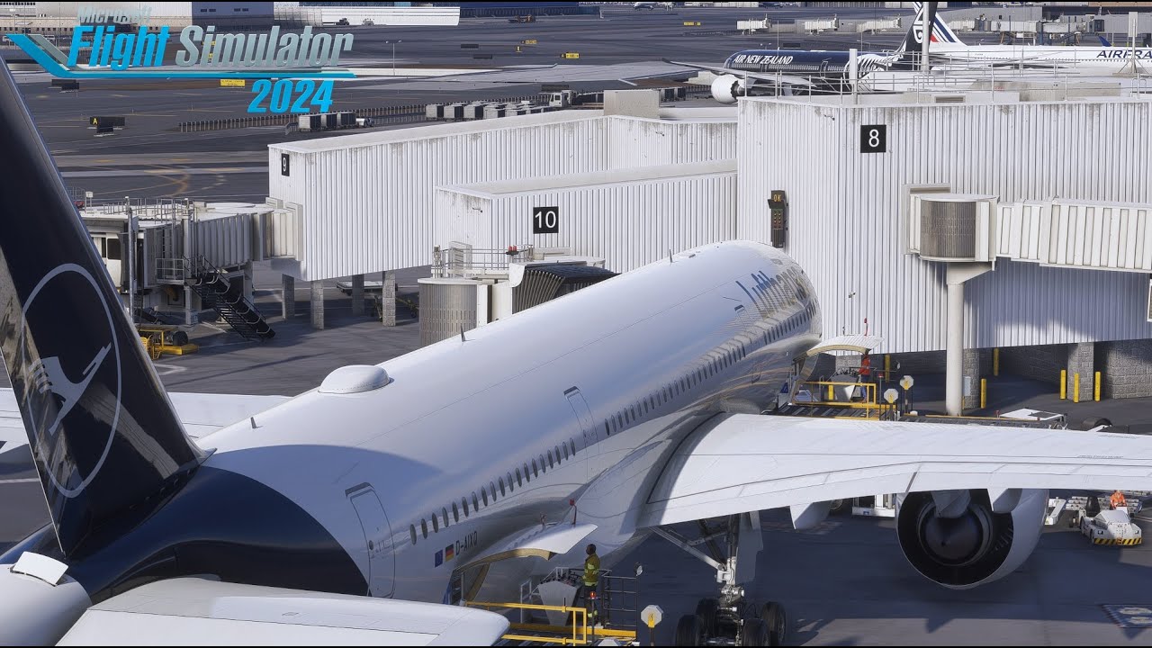 Nice Landing with Lufthansa into John F. Kennedy (KJFK) | IniBuilds A350 | MSFS 2024