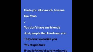 I Hate U All- Pleasantries (Fan-Made Karaoke Version)