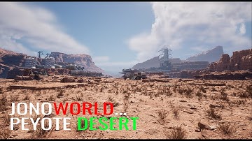 JONOWORLD - PEYOTE DESERT (Work In Progress Environment Level Design - Unreal Engine 5.1)