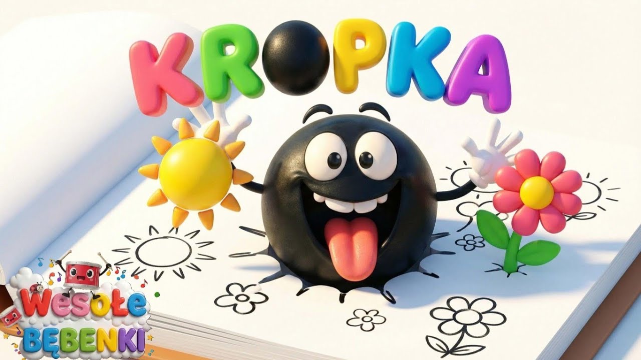 🎶⚫ Kropka 🎨 Mała Kropka, Wielki Świat! 🌈 Dzień Kropki 🎉 Wesołe Bębenki