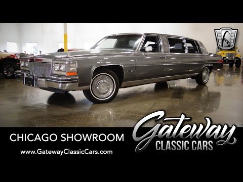 1985 Cadillac Fleetwood Brougham Limo - Gateway Classic Cars #1690 Chicago