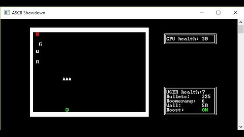 Games in C: ASCII Showdown