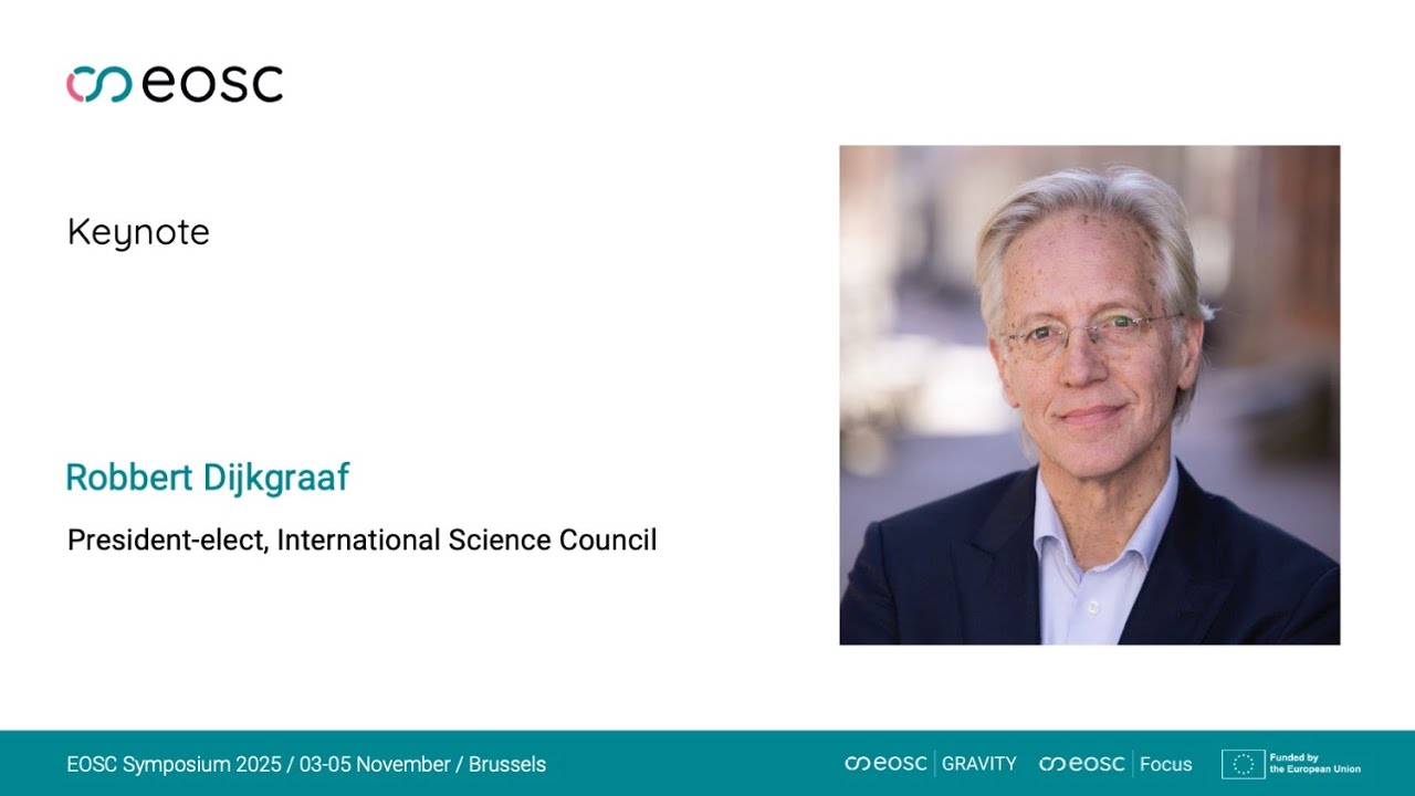 The Future of European (Open) Science by Robbert Dijkgraaf, ISC