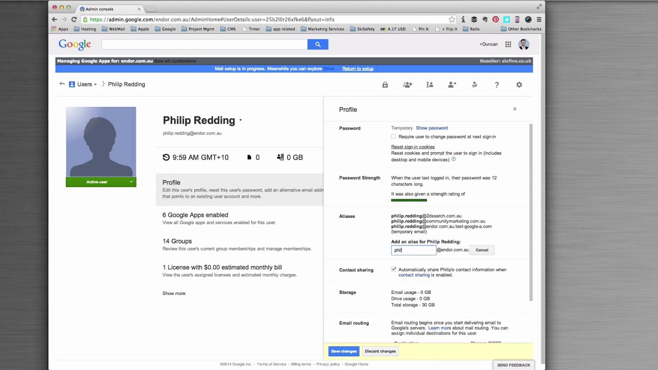 How to Add an Alias to a User