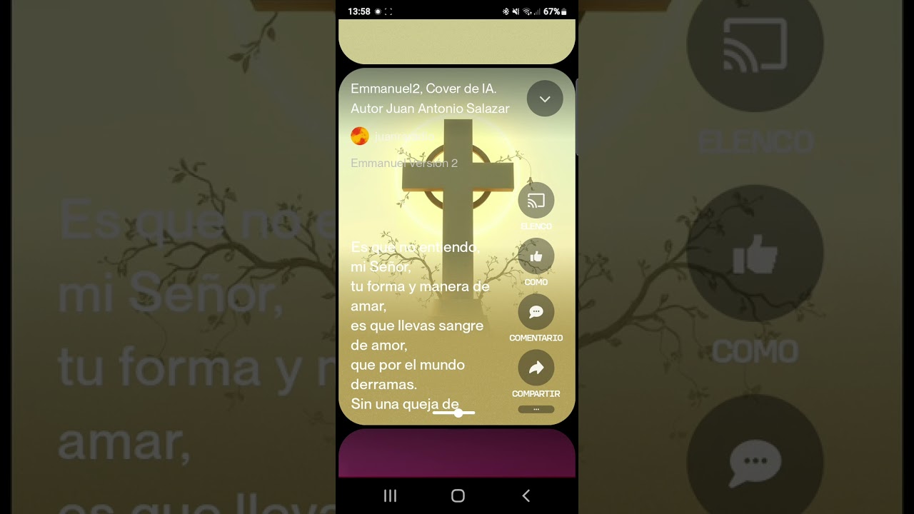 EMMANUEL 2° Version. Cover IA ,del Autor Juan Antonio Salazar