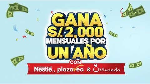 ¡Participa y gana con Nestlé, Plaza Vea y Vivanda!