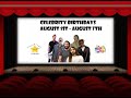 Celebrity Birthdays august 1st - august 7th - jason mamoa - james hetfield - evangeline lilly