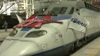 KTX 개통식(2004) (서울역) Korean Bullet Train, KTX Opening Ceremony 韓国版新幹線 KTX開業式 (ENG Sub) (日本語字幕付き)