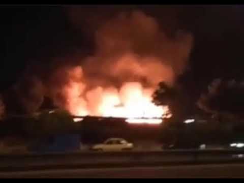 آتش سوزی چندین درخت، زمین کشاورزی و دامداری در اصفهان