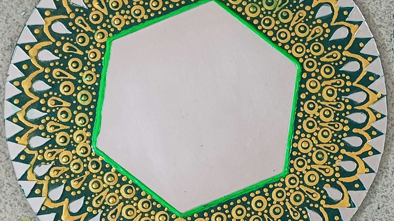 Doodle Art with mirror work #