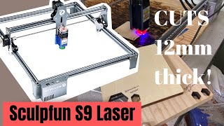 Sculpfun S9 Diode Laser review//Best cutting laser on the market