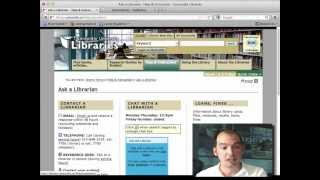 Getting Help from Concordia University Libraries (and Olivier)