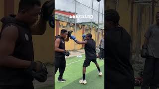 Today padwork #boxing #zeroexcuses #boxinggrind #boxingjourney #ytshorts