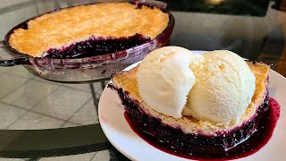 Southern style Blueberry Cobbler