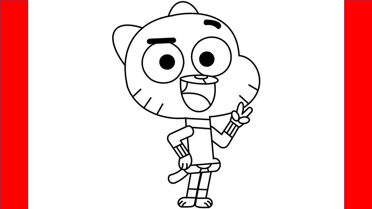 How to Draw Gumball Watterson 