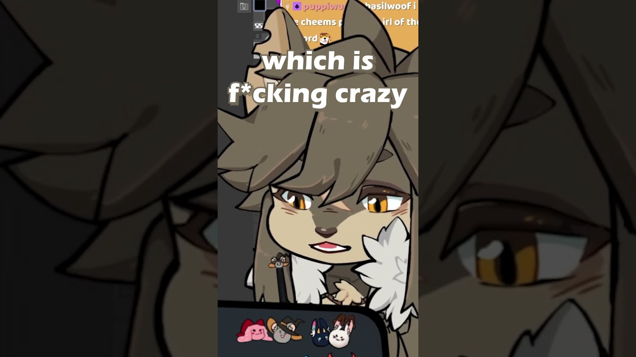 Werewolf Vtuber regrets his decisions ( BasilWoof )