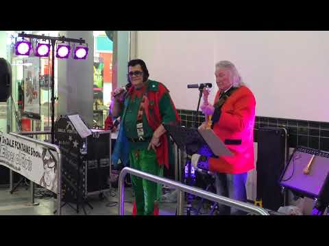 Dale Fontaine aka Elvis at the Fleet Christmas Festivities - The Hart Centre, Fleet Hampshire.