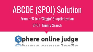 E02: ABCDEF | Binary Search | SPOJ