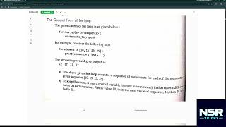 Python Revision tour 1- 2 part