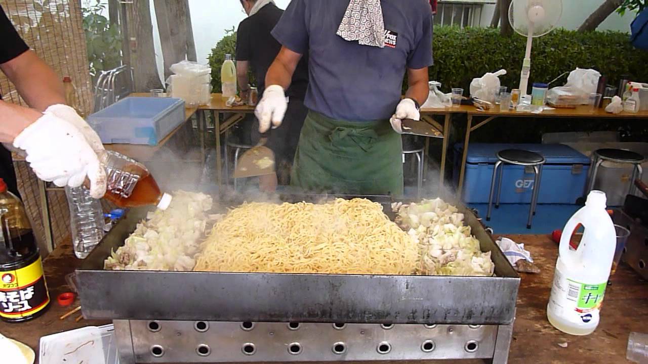 夏祭りの焼きそばの作り方 Youtube