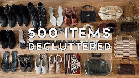 DECLUTTERING 500 ITEMS IN 31 DAYS | MINIMALISM GAME