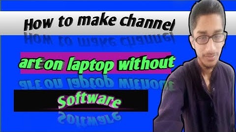How to make a YouTube Channel Art without Photoshop in urd free (Pixlr Tutorial)