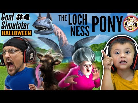 SCARY TEACHER meets HALLOWEEN Goat Simulator! (FGTeeV Shawn has a Girlfriend? #4)