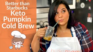 Keto Pumpkin Spice Cold Brew ️️ | Low Carb PSL