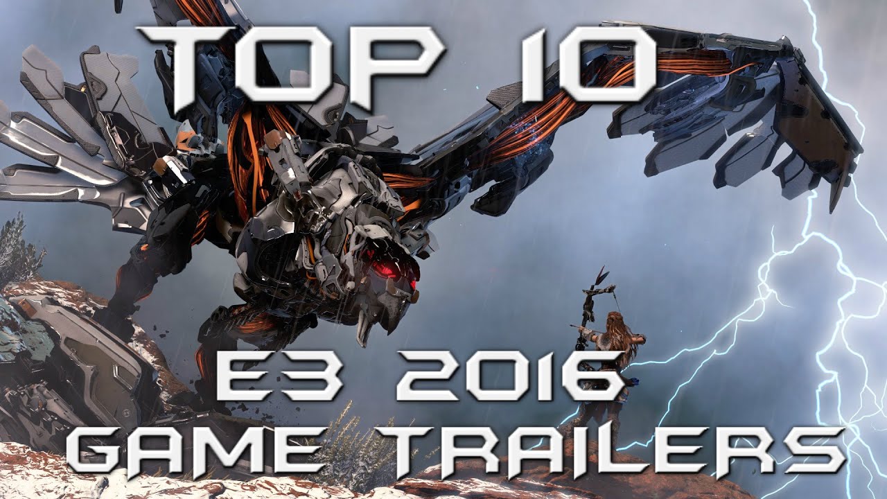 Top 10 E3 2016 Game Trailers (E3 2016 Games Trailers) PlayStation 4 Xbox One PC gaming logo