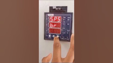 #How To #Change The #Modbus #RS485 #BaudRate Of  #Invendis #EnergyMeter #ET4062 #MultifunctionMeter