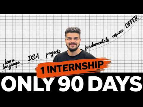 How I'd crack Amazon Microsoft & Salesforce INTERNSHIP again in just 3 months(Btech/Non Btech) 🔥🚀