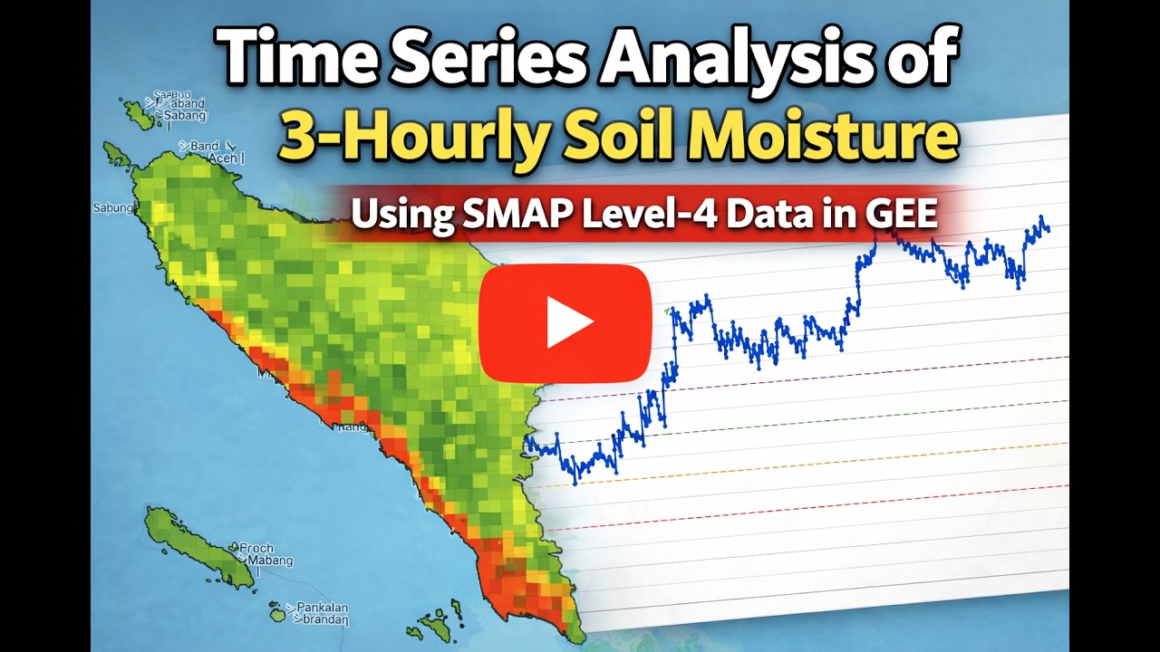 Time Series Analysis of 3-Hourly Soil Moisture Using SMAP Level-4 Data in GEE